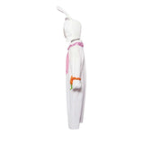 Déguisement Enfant Lapin Combinaison Blanche Costume d'Halloween