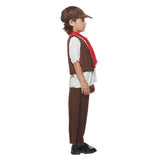 Déguisement Enfant Médiéval Pauvre Garçon Tenue Costume Victorien pour Halloween