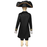 Déguisement Enfant Pirate Costume Noir de Cour pour Halloween Carnaval