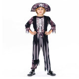 Déguisement Enfant Pirate des Caraïbes Tenue Noire Costume d'Halloween