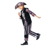 Déguisement Enfant Pirate des Caraïbes Tenue Noire Costume d'Halloween