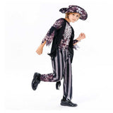 Déguisement Enfant Pirate des Caraïbes Tenue Noire Costume d'Halloween