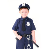 Déguisement Enfant Policier Tenue Bleue Costume d'Halloween