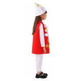 Déguisement Enfant Popcorn Mignon Robe Rouge pour Halloween