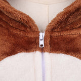 Déguisement Enfant Renne Pyjama de Noël Costume Brune
