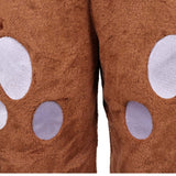 Déguisement Enfant Renne Pyjama de Noël Costume Brune