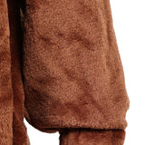 Déguisement Enfant Renne Pyjama de Noël Costume Brune