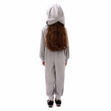 Déguisement Enfant Requin Combinaison Grise Costume d'Halloween