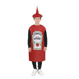 Déguisement Enfant Sauce Tomate Costume Drôle Halloween Carnaval