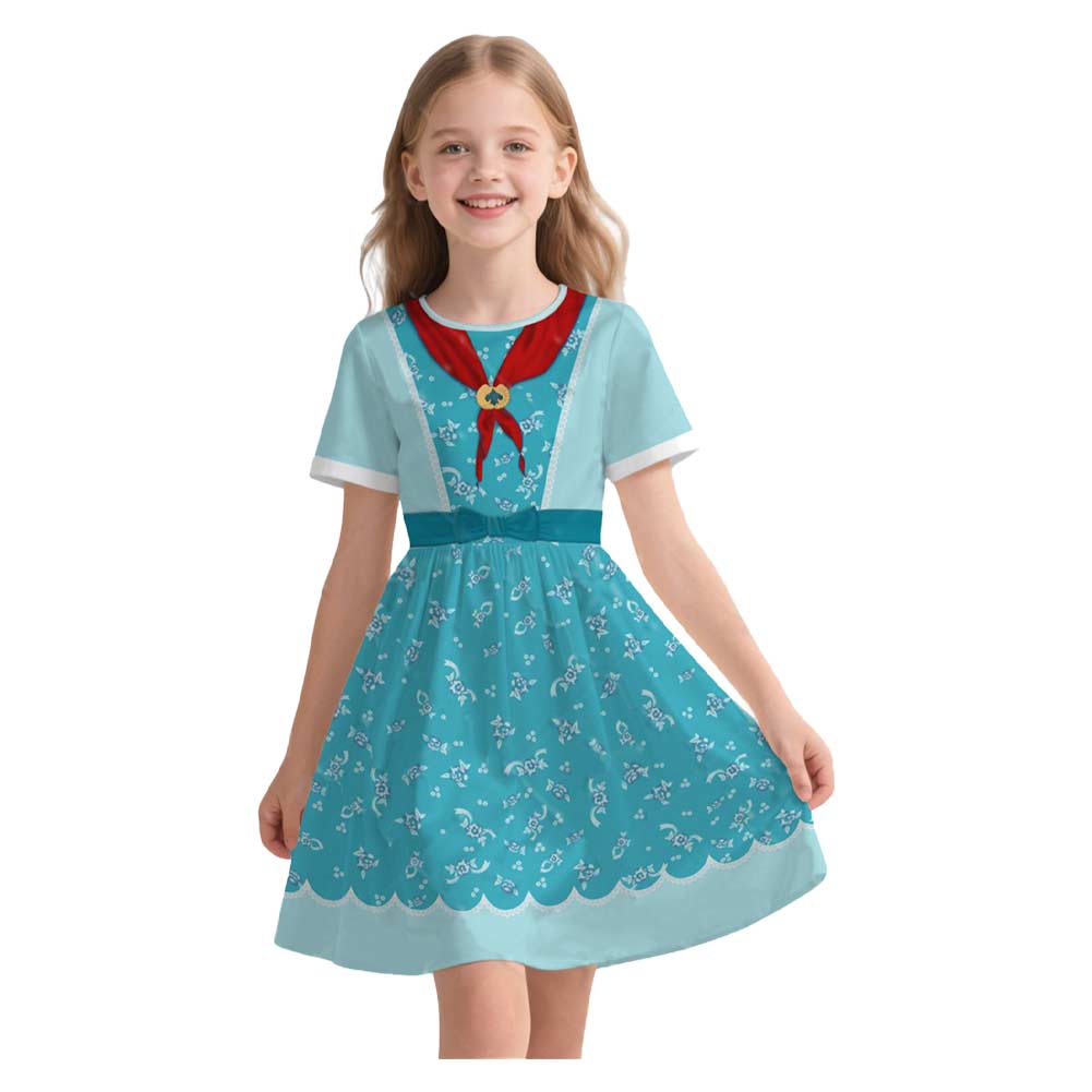 Déguisement Enfant Stranger Things Saison 5 Holly Wheeler Robe Bleue