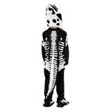 Déguisement Enfant Tyrannosaure Combinaison Imprimé Squelette Costume d'Halloween