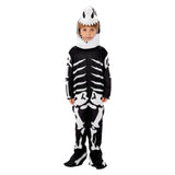 Déguisement Enfant Tyrannosaure Combinaison Imprimé Squelette Costume d'Halloween