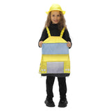 Déguisement Enfant Véhicule d'Ingénierie Tenue Jaune et Grise Costume d'Halloween