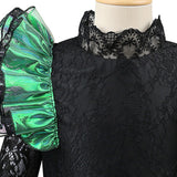 Déguisement Enfant Wicked Elphaba Robe Noir Costume Pour Halloween Carnaval