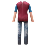 Déguisement Enfant Zombies 4: Dawn of the Vampires Zed Combinaison Bleue et Rouge Costume
