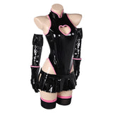 Déguisement Femme Lingerie Noir Sexy Costume pour Halloween Carnaval