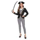 Déguisement Femme Pirate Combinaison Tenue Costume d'Halloween