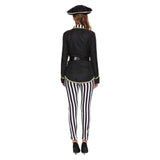 Déguisement Femme Pirate Combinaison Tenue Costume d'Halloween