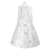 Déguisement Femme Princesse Malgré Elle Robe Blanche Costume d'Halloween