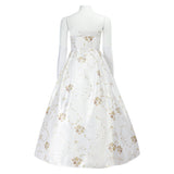 Déguisement Femme Princesse Malgré Elle Robe Blanche Costume d'Halloween