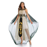 Déguisement Femme Reine Égyptienne Tenue Costume pour Halloween Carnaval