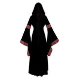 Déguisement Femme Robe à Capuche Costume de Renaissance Rétro Médiéval