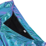 Déguisement Femme Robe d'Astronaute Extraterrestre Bleue Costume pour Halloween