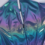 Déguisement Femme Robe de Robot à Intelligence Artificielle Costume pour Noël