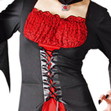 Déguisement Femme Robe Rouge de Vampire Costume