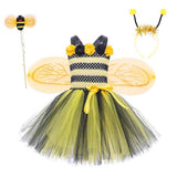 Qianly Kit de Déguisement d'abeille pour Enfant, Serre-tête avec Antennes, Jupe, Fournitures de Fête, Style A Qianly Kit de Déguisement d'abeille pour Enfant, Serre-tête avec Antennes, Jupe, Fournitures de Fête, Style A