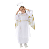 Déguisement Fille Angel Robe+Bandeau Lumineux Costume Pour Carnaval
