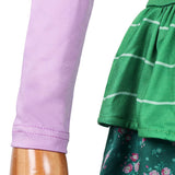 Déguisement Fille Bonnie Film Robe Verte Enfant avec Chaussettes pour Halloween
