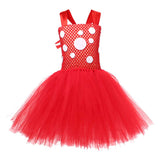 Déguisement Fille Champignon Mushroom Rouge TuTu Robe Costume