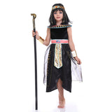 Déguisement Fille Cléopâtre d'Egypte Costume Noir pour Halloween