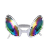 Déguisement Fille Extraterrestre Jupe+Serre-tête+Lunettes Costume Argent
