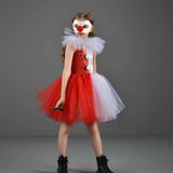 Déguisement Fille Horror Joker Tutu Robe Costume d'Halloween