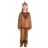 Déguisement Fille Indiens Indigènes Aborigène Tenue Costume d'Halloween
