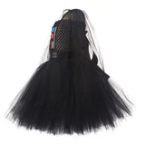 Déguisement Fille Jedi Tutu Robe Noire Costume d'Halloween