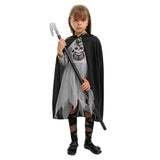 Déguisement Fille La Mort Robe+Accessoire Faucille pour Halloween Carnaval