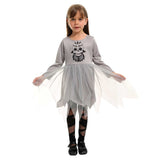 Déguisement Fille La Mort Robe+Accessoire Faucille pour Halloween Carnaval