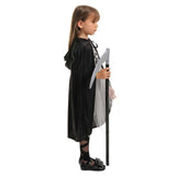 Déguisement Fille La Mort Robe+Accessoire Faucille pour Halloween Carnaval