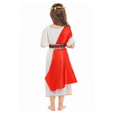 Déguisement Fille La Toge Costume Citoyen de La Rome Antique pour Halloween Carnaval