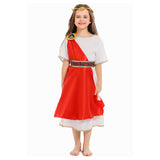 Déguisement Fille La Toge Costume Citoyen de La Rome Antique pour Halloween Carnaval