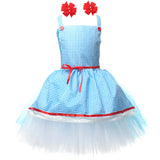 Déguisement Fille Le Magicien d'Oz Dorothy Gale Tutu Robe Costume d'Halloween