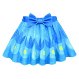 Déguisement Fille Les Trolls 3 Poppy Maillot de Bain Costume Bleu pour Halloween