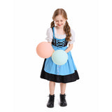 Déguisement Fille Maid Robe Bleue Costume pour Oktoberfest