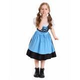 Déguisement Fille Maid Robe Bleue Costume pour Oktoberfest