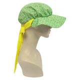 Déguisement Fille Maid Robe Coloniale Verte avec Chapeau Costume d'Halloween
