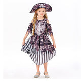 Déguisement Fille Pirate Robe Tenue Costume d'Halloween