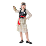 Déguisement Fille Pirate Tenue Costume d'Halloween